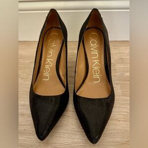 Calvin Klein Snakeskin Black Women's Shoes